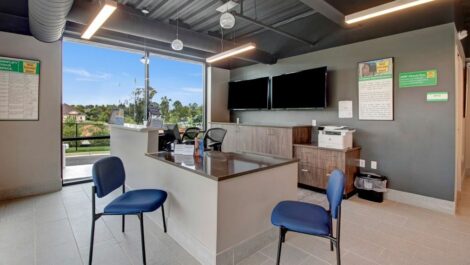 Office in Mini Storage Depot on Jenkins Road.