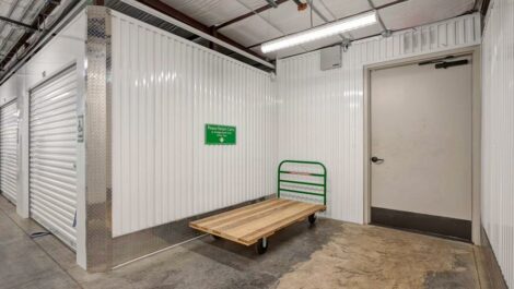 Inside the facility of Mini Storage Depot on Tylersville Road.