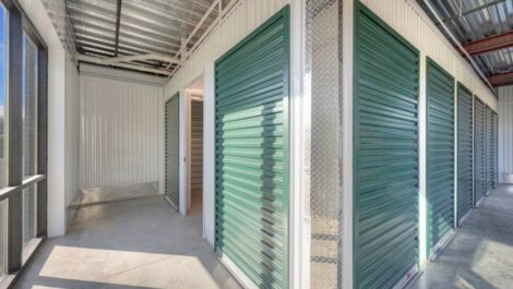 Self storage units at Mini Storage Depot on Wilkens Blvd.