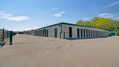 Drive up units at Mini Storage Depot on Brick Church Pike.