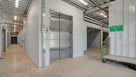 Elevator at Mini Storage Depot in Maryville, Tennessee.