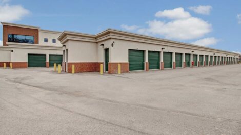 Drive up units at Mini Storage Depot in Northfield.