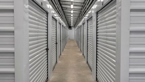 Hallway indoors at Mini Storage Depot in Goshen, IN.
