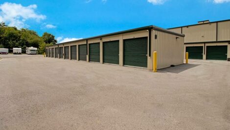 Outdoor drive up units and parking at Mini Storage Depot in Chattanooga, TN.