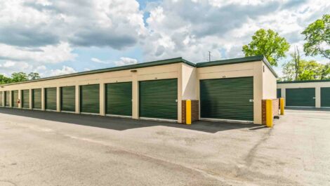 Drive up units at Mini Storage Depot on Concord Pkwy.