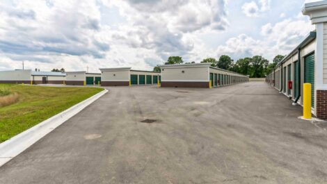 Drive up storage at Mini Storage Depot 23 Mile.