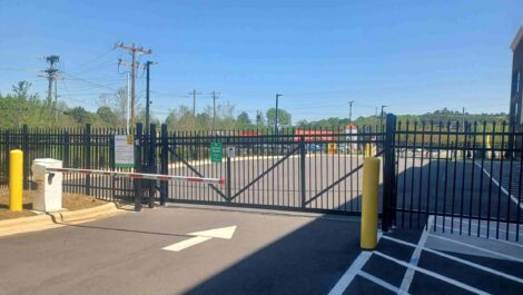 Gate access at Mini Storage Depot Gastonia.
